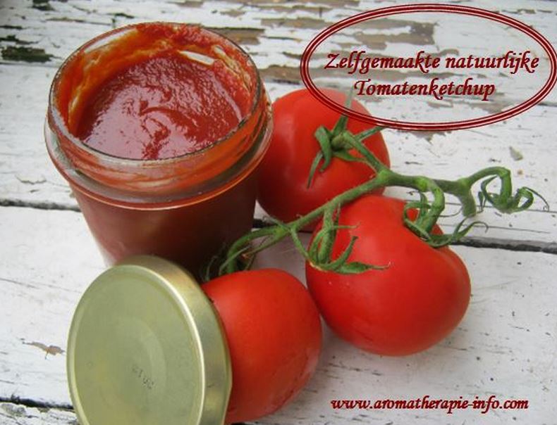 Tomatenketchup zelf gemaakt, homemade en natuurlijk