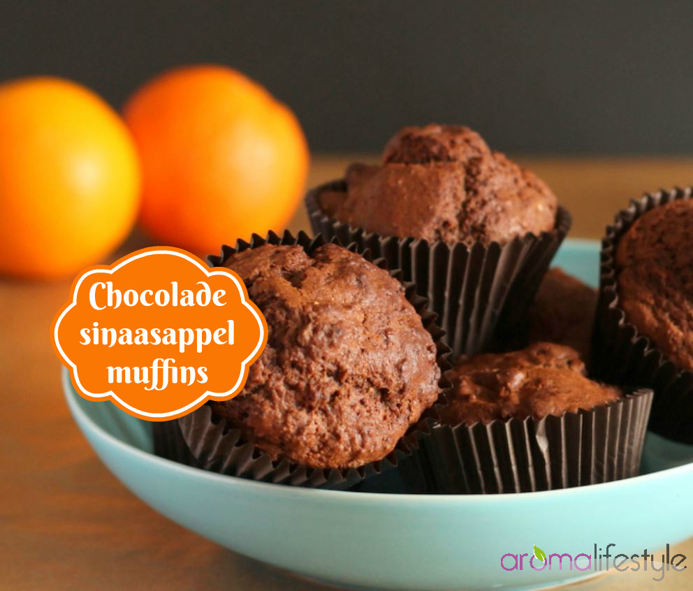 chocolade sinaasappel muffins